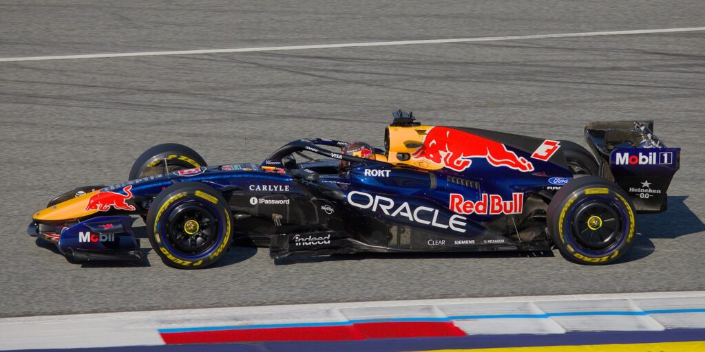Max Verstappen com a Red Bull no GP da Áustria de 2026