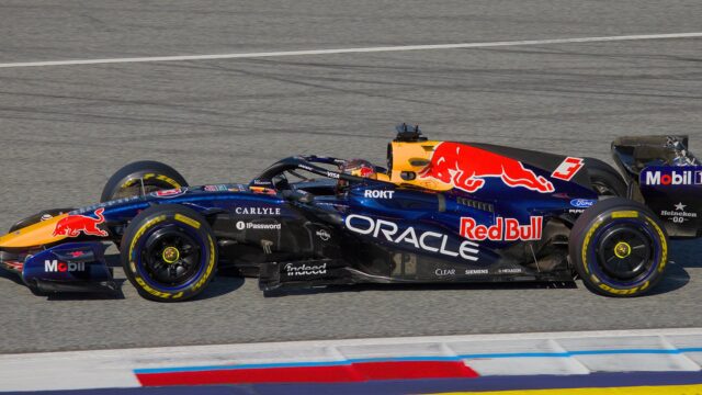 Max Verstappen com a Red Bull no GP da Áustria de 2026