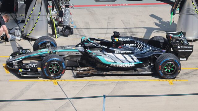 Mercedes W17 no GP da China de 2026